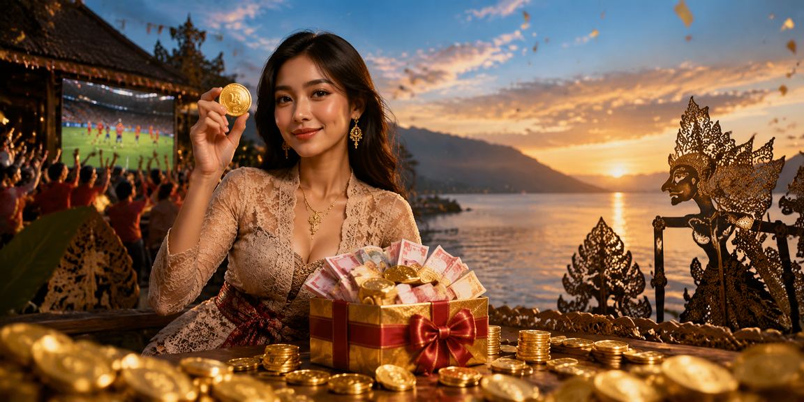 Model wanita mengakses platform casino dengan tampilan profesional